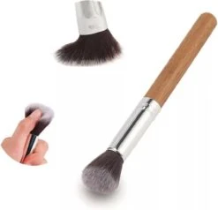 10-delig Bamboe Make-up Geschenkset- Make-up Kwasten - Make Up Brush- Poederkwast -Make Up Penselen Set -Foundation Kwast- Poeder Kwast- Concealer Brush- Lip Brush -Modecosmetica Winkel 1200x1155 14