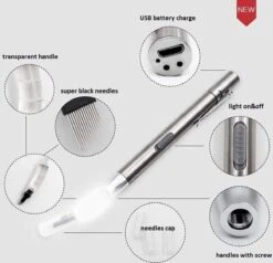 Microblading Pen Met Led Verlichting – Microblading Pen – Microblade Houder Met LED Lamp - Wenkbrauw Microblading Pen - Eyebrow Tattoo Pen - 3D- Hoge Kwaliteit – Herbruikbaar. 13 Microblading Pen Met Led Verlichting – Microblading Pen – Microblade Houder Met LED Lamp - Wenkbrauw Microblading Pen - Eyebrow Tattoo Pen - 3D- Hoge Kwaliteit – Herbruikbaar. -Modecosmetica Winkel 1200x1157 9