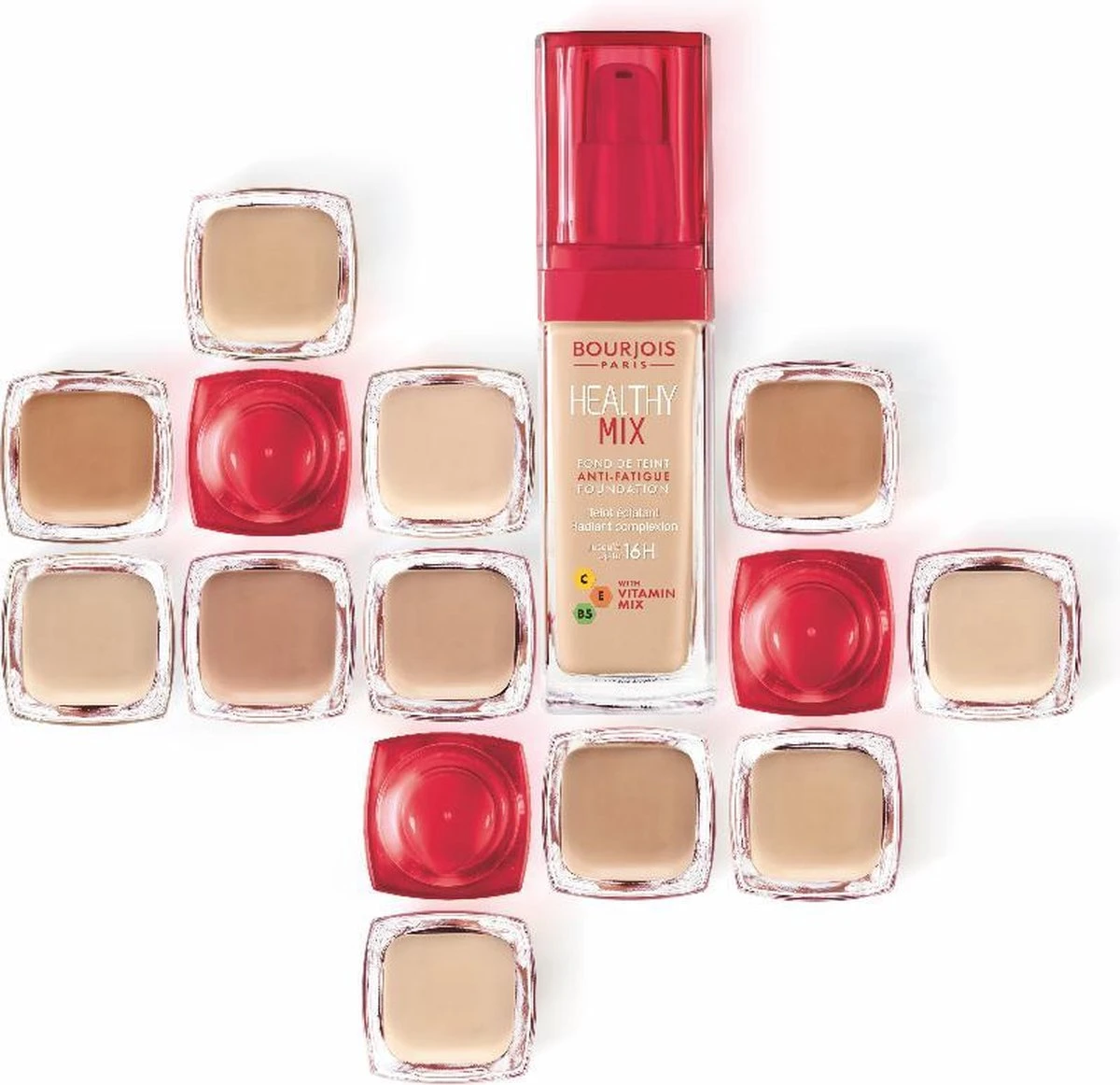 Bourjois Healthy Mix Anti Fatigue Foundation - 57 Halé 11 Bourjois Healthy Mix Anti Fatigue Foundation - 57 Halé - Image 9