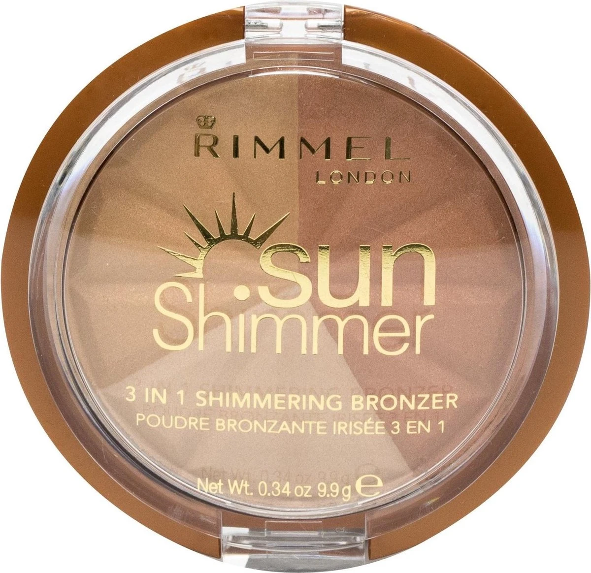 Rimmel London Rimmel - SunShimmer 3 In 1 Shimmering Bronzer Lustrous Powder 9.9 G 1 Gold Princess - 5 Rimmel London Rimmel - SunShimmer 3 In 1 Shimmering Bronzer Lustrous Powder 9.9 G 1 Gold Princess - - Image 3