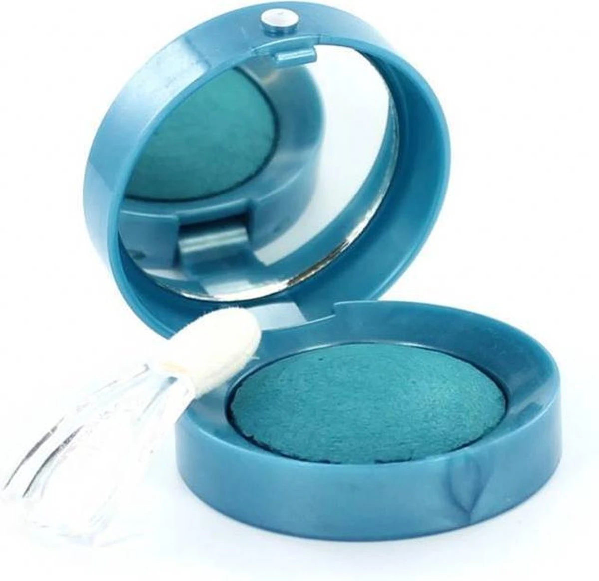 Bourjois New Round Pot Oogschaduw - 02 Bleu Canard 3 Bourjois New Round Pot Oogschaduw - 02 Bleu Canard