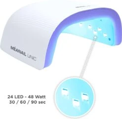 Gellak - MEANAIL® KIT Deluxe - Led Lamp 48 Watt - 3 Kleuren Gelnagellak 15 Gellak - MEANAIL® KIT Deluxe - Led Lamp 48 Watt - 3 Kleuren Gelnagellak -Modecosmetica Winkel 1200x1166