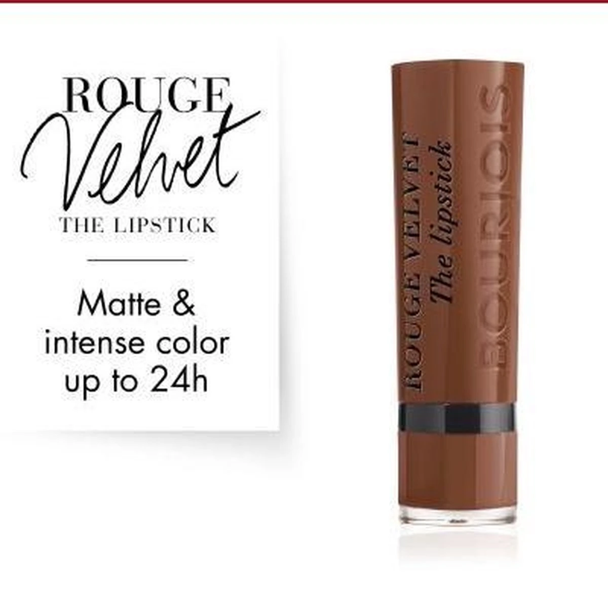 Bourjois Rouge Velvet The Lipstick - 14 Brownette 17 Bourjois Rouge Velvet The Lipstick - 14 Brownette - Image 15