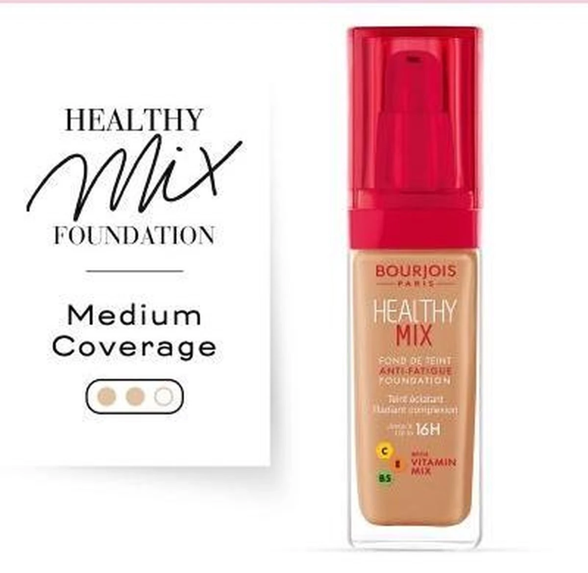 Bourjois Healthy Mix Anti Fatigue Foundation - 57 Halé 8 Bourjois Healthy Mix Anti Fatigue Foundation - 57 Halé - Image 6