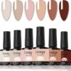 Luneya Gellak - Nude Tones Edition - 6-Delige Gellak Starterspakket - Gel Nagellak -Modecosmetica Winkel 1200x1172 1