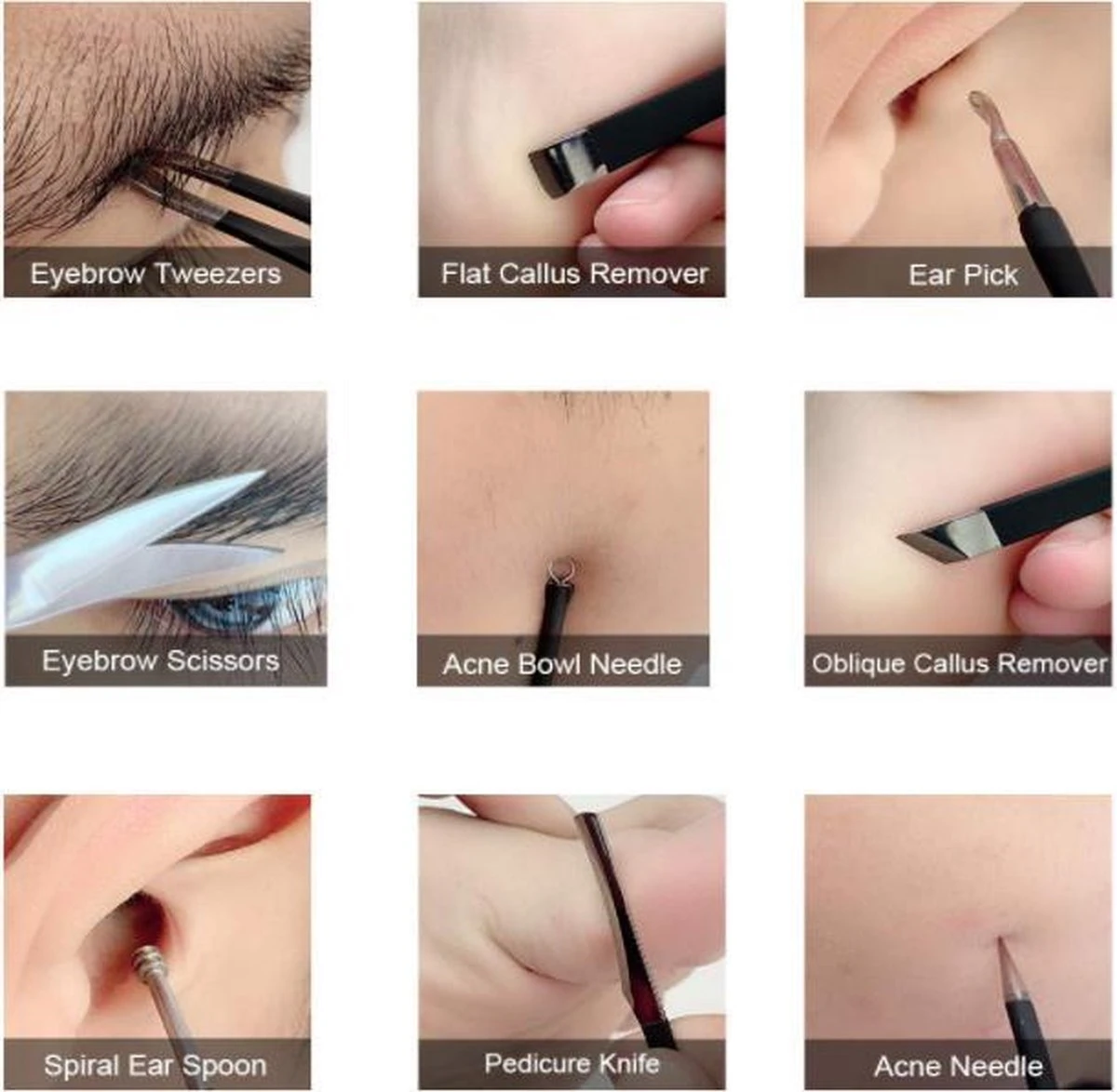 ATV PERFECTUM Luxe Manicure Pedicure & Gezichtsverzorging Set – 18 Delig – Inclusief Leren Opbergetui 9 ATV PERFECTUM Luxe Manicure Pedicure & Gezichtsverzorging Set – 18 Delig – Inclusief Leren Opbergetui - Image 7