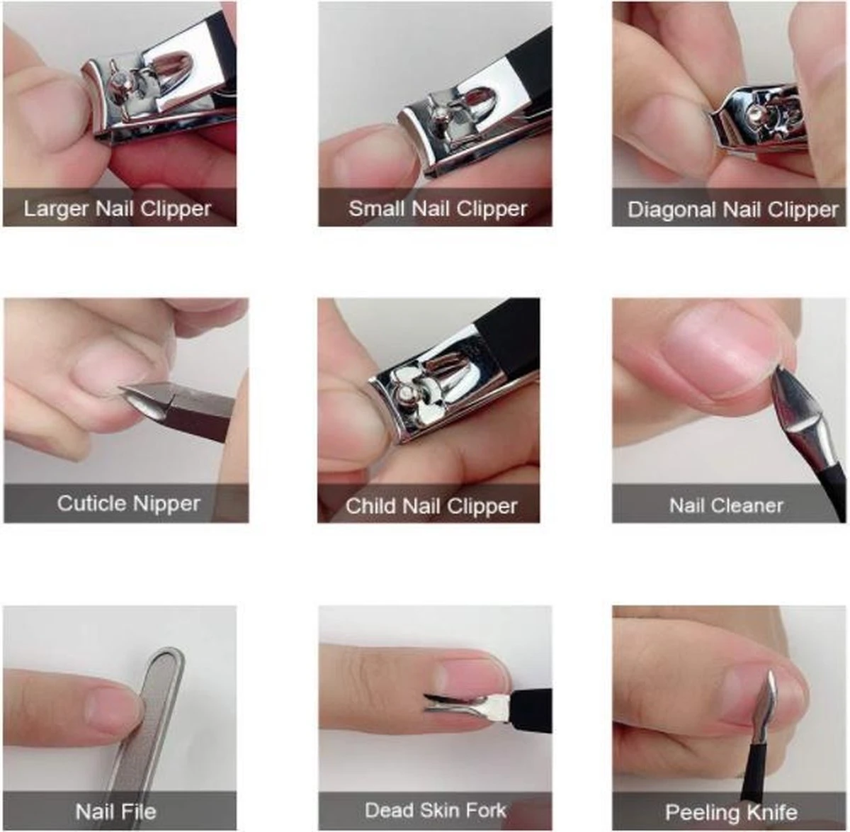 ATV PERFECTUM Luxe Manicure Pedicure & Gezichtsverzorging Set – 18 Delig – Inclusief Leren Opbergetui 11 ATV PERFECTUM Luxe Manicure Pedicure & Gezichtsverzorging Set – 18 Delig – Inclusief Leren Opbergetui - Image 9