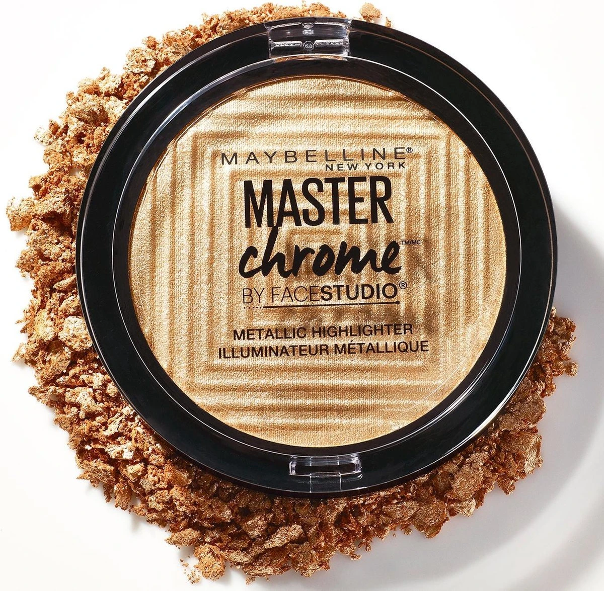 Maybelline Master Chrome Highlighter - 100 Molten Gold 10 Maybelline Master Chrome Highlighter - 100 Molten Gold - Image 8