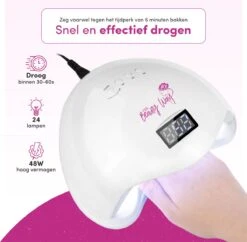 TheBeautyWay Nageldroger - Voor Gelnagels - Geschikt Voor Elke Nagel Gellak - 24 LEDs 11 TheBeautyWay Nageldroger - Voor Gelnagels - Geschikt Voor Elke Nagel Gellak - 24 LEDs -Modecosmetica Winkel 1200x1178 3