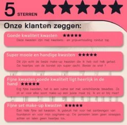 BeauRose Make Up Kwasten Set - Make Up Brush - Oogschaduw - Foundation Kwast - Poeder Kwast - Brush - Make Up - Cosmetica - Kwasten Set – Make Up Tasje - 12 Stuks 21 BeauRose Make Up Kwasten Set - Make Up Brush - Oogschaduw - Foundation Kwast - Poeder Kwast - Brush - Make Up - Cosmetica - Kwasten Set – Make Up Tasje - 12 Stuks -Modecosmetica Winkel 1200x1179 19