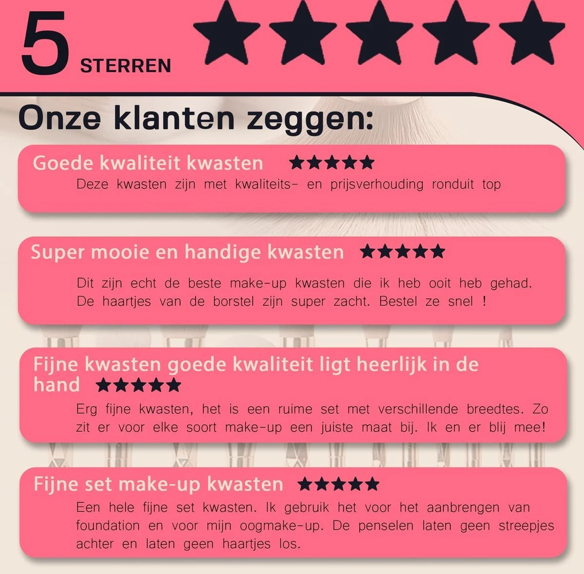 BeauRose Make Up Kwasten Set - Make Up Brush - Oogschaduw - Foundation Kwast - Poeder Kwast - Brush - Make Up - Cosmetica - Kwasten Set – Make Up Tasje - 12 Stuks 12 BeauRose Make Up Kwasten Set - Make Up Brush - Oogschaduw - Foundation Kwast - Poeder Kwast - Brush - Make Up - Cosmetica - Kwasten Set – Make Up Tasje - 12 Stuks - Image 10