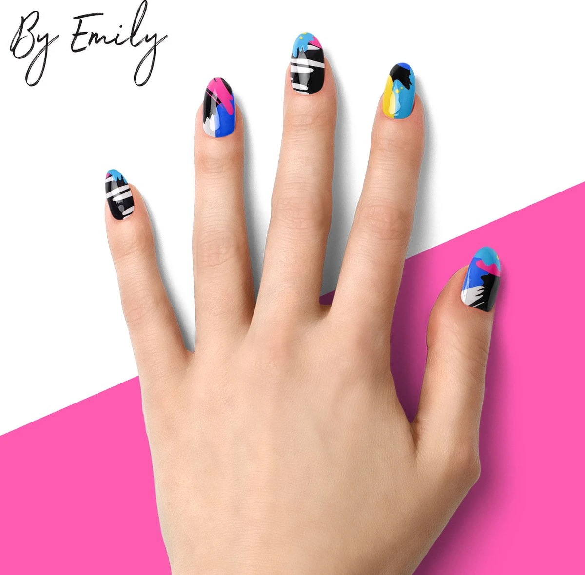 By Emily - Nagel Wrap - | The Artist | 16 Stickers | Nail Wrap | Nail Art | Trendy | Design | Nagellakvrij | Eenvoudig | Nagel Wrap | Nagel Stickers | Folie | Zelfklevend | Sjablonen 7 By Emily - Nagel Wrap - | The Artist | 16 Stickers | Nail Wrap | Nail Art | Trendy | Design | Nagellakvrij | Eenvoudig | Nagel Wrap | Nagel Stickers | Folie | Zelfklevend | Sjablonen - Image 5