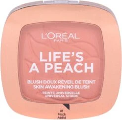 L’Oréal Paris Make-Up Designer Wake Up & Glow Blush - 01 Life's A Peach - Blush -Modecosmetica Winkel 1200x1180 29
