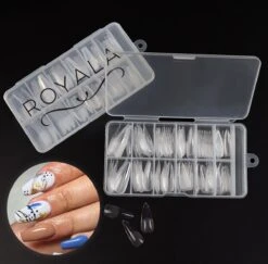 Royala 182 - Waterdrop Half Frosted - Full Cover - Nageltips - Nepnagels - Plaknagels - In Assortimentsbox - 120 Stuks 12 Maten - Voor Gellak Acrylnagellak En PolyGel Nagels - Royala Frosted Tips Line 11 Royala 182 - Waterdrop Half Frosted - Full Cover - Nageltips - Nepnagels - Plaknagels - In Assortimentsbox - 120 Stuks 12 Maten - Voor Gellak Acrylnagellak En PolyGel Nagels - Royala Frosted Tips Line -Modecosmetica Winkel 1200x1180 3