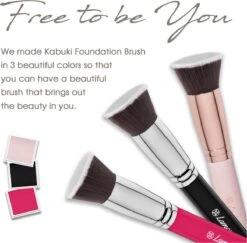 Foundation Borstel Roze - Lamora - Make-Up Kwast -Modecosmetica Winkel 1200x1180 32