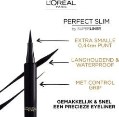 L’Oréal Paris Superliner Perfect Slim - Intense Black - Zwarte Pen Eyeliner - 4.7 Ml -Modecosmetica Winkel 1200x1181 18