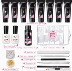 Merkloos Nagels Set - 8 Kleuren - Nagels Starter Set - Met Toplaag, Basislaag, Slipoplossing, Nagelverlengingsgel, Gel Builder - Voor DIY Voor Beginners - Beste Cadeau 27 Merkloos Nagels Set - 8 Kleuren - Nagels Starter Set - Met Toplaag, Basislaag, Slipoplossing, Nagelverlengingsgel, Gel Builder - Voor DIY Voor Beginners - Beste Cadeau -Modecosmetica Winkel 1200x1182 3