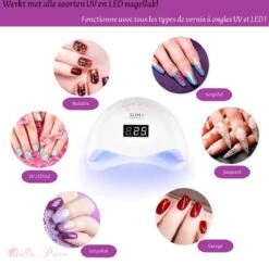 Bella Pure 48W Nageldroger - Vinger- En Teennagels - Bewegingssensor En Timer - 24 LED's 13 Bella Pure 48W Nageldroger - Vinger- En Teennagels - Bewegingssensor En Timer - 24 LED's -Modecosmetica Winkel 1200x1183 1