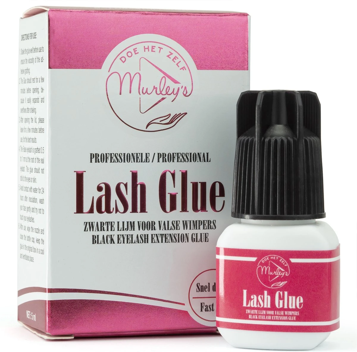 MURLEY'S Wimperlijm- Wimperextensions Lijm - Lash Glue - Zwart - Eenmalig Aanbrengen Voor Wekenlang Plezier - Perfecte Wimpers 4 MURLEY'S Wimperlijm- Wimperextensions Lijm - Lash Glue - Zwart - Eenmalig Aanbrengen Voor Wekenlang Plezier - Perfecte Wimpers - Image 2