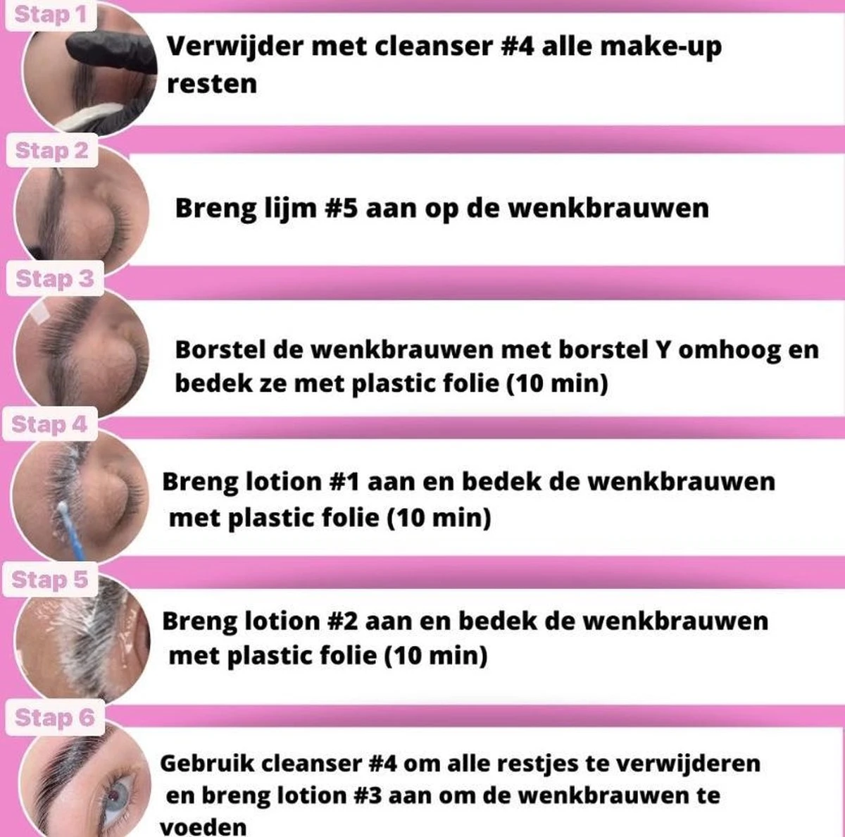 Merkloos Wimper & Wenkbrauw Lifting Set - Wimperlift - Wenkbrauwlift - Lashlift - Browlift - Proffesional Wimperlifting - Lash Lift - Wimperkit - Wenkbrauwkit - Permanent Gekrulde Wimpers - Lashes And Brows - Lash & Brow Kit 12 Merkloos Wimper & Wenkbrauw Lifting Set - Wimperlift - Wenkbrauwlift - Lashlift - Browlift - Proffesional Wimperlifting - Lash Lift - Wimperkit - Wenkbrauwkit - Permanent Gekrulde Wimpers - Lashes And Brows - Lash & Brow Kit - Image 10