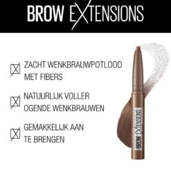 Maybelline Brow Extensions - 06 Deep Brown - Bruin Wenkbrauwpotlood - 10.5 Gr 20 Maybelline Brow Extensions - 06 Deep Brown - Bruin Wenkbrauwpotlood - 10.5 Gr -Modecosmetica Winkel 1200x1188 16