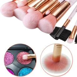 Makeup Kwasten - Makeup Set - Makeup Geschenksets - 16delig - Roze - Able & Borret -Modecosmetica Winkel 1200x1188 21