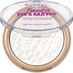 Rimmel London Insta Fix & Matte Make-uppoeder - 01 Clear 31 Rimmel London Insta Fix & Matte Make-uppoeder - 01 Clear -Modecosmetica Winkel 1200x1189 6