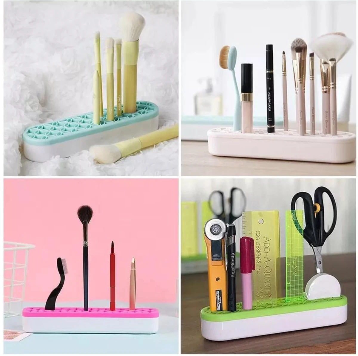 Make Up Organizer - Paars - Make Up Holder - Kwasten Organizer - Make Up Houder - Nagellak/Lipstick Organizer - Lippenstift Houder - Siliconen 6 Make Up Organizer - Paars - Make Up Holder - Kwasten Organizer - Make Up Houder - Nagellak/Lipstick Organizer - Lippenstift Houder - Siliconen - Image 4
