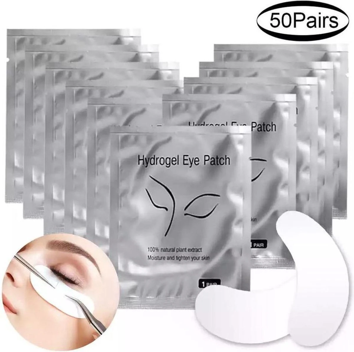 Lashes & Beauty 100 Stuks 50 Paar - Eye Patches -WIMPEREXTENSION - EYE-PADS - OOGKUSSENS - PLUISVRIJ Eye Pads 3 Lashes & Beauty 100 Stuks 50 Paar - Eye Patches -WIMPEREXTENSION - EYE-PADS - OOGKUSSENS - PLUISVRIJ Eye Pads