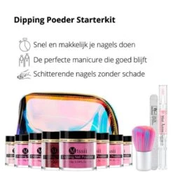 Dipping Powder Starter Kit - 8 Kleuren - Roze - Dip Poeder - Acryl Nagels - Dip Nagels - Meest Complete Starterspakket - Nagel Poeder - MTSSII - -Modecosmetica Winkel 1200x1192 3