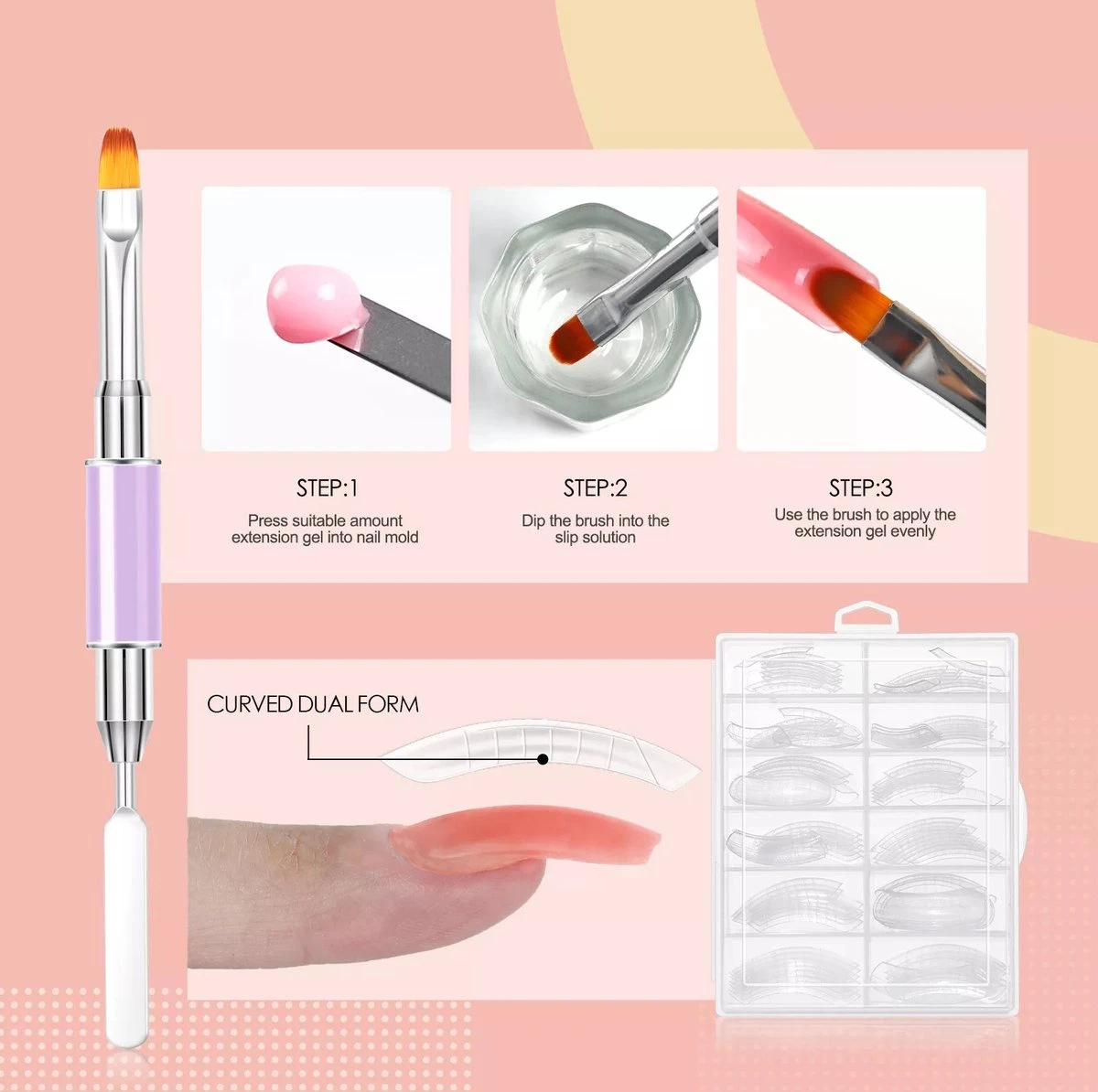 Royala POG4 Professionele Poly Gel Kit – Premium Quality – 8 Kleuren Polygel - Dual Molds Nagelvormen - Polygel Pakket - Topcoat Basecoat - Incl. 36 Watt LED Nageldroger - Poly Acryl Nagels - Nail Art Pakket - Starterspakket - Gel Lak 17 Royala POG4 Professionele Poly Gel Kit – Premium Quality – 8 Kleuren Polygel - Dual Molds Nagelvormen - Polygel Pakket - Topcoat Basecoat - Incl. 36 Watt LED Nageldroger - Poly Acryl Nagels - Nail Art Pakket - Starterspakket - Gel Lak - Image 15