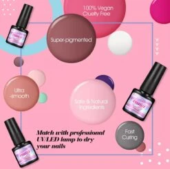 Royala C - Gellak Starterspakket + Inclusief Portable UV LED Lamp + Met 6 Verschillende Gellak Kleuren - Gellak Lamp – Gellac Set - Alle Benodigdheden In Eén 27 Royala C - Gellak Starterspakket + Inclusief Portable UV LED Lamp + Met 6 Verschillende Gellak Kleuren - Gellak Lamp – Gellac Set - Alle Benodigdheden In Eén -Modecosmetica Winkel 1200x1194 4