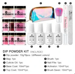 Dipping Powder Starter Kit - 8 Kleuren - Roze - Dip Poeder - Acryl Nagels - Dip Nagels - Meest Complete Starterspakket - Nagel Poeder - MTSSII - -Modecosmetica Winkel 1200x1194 7