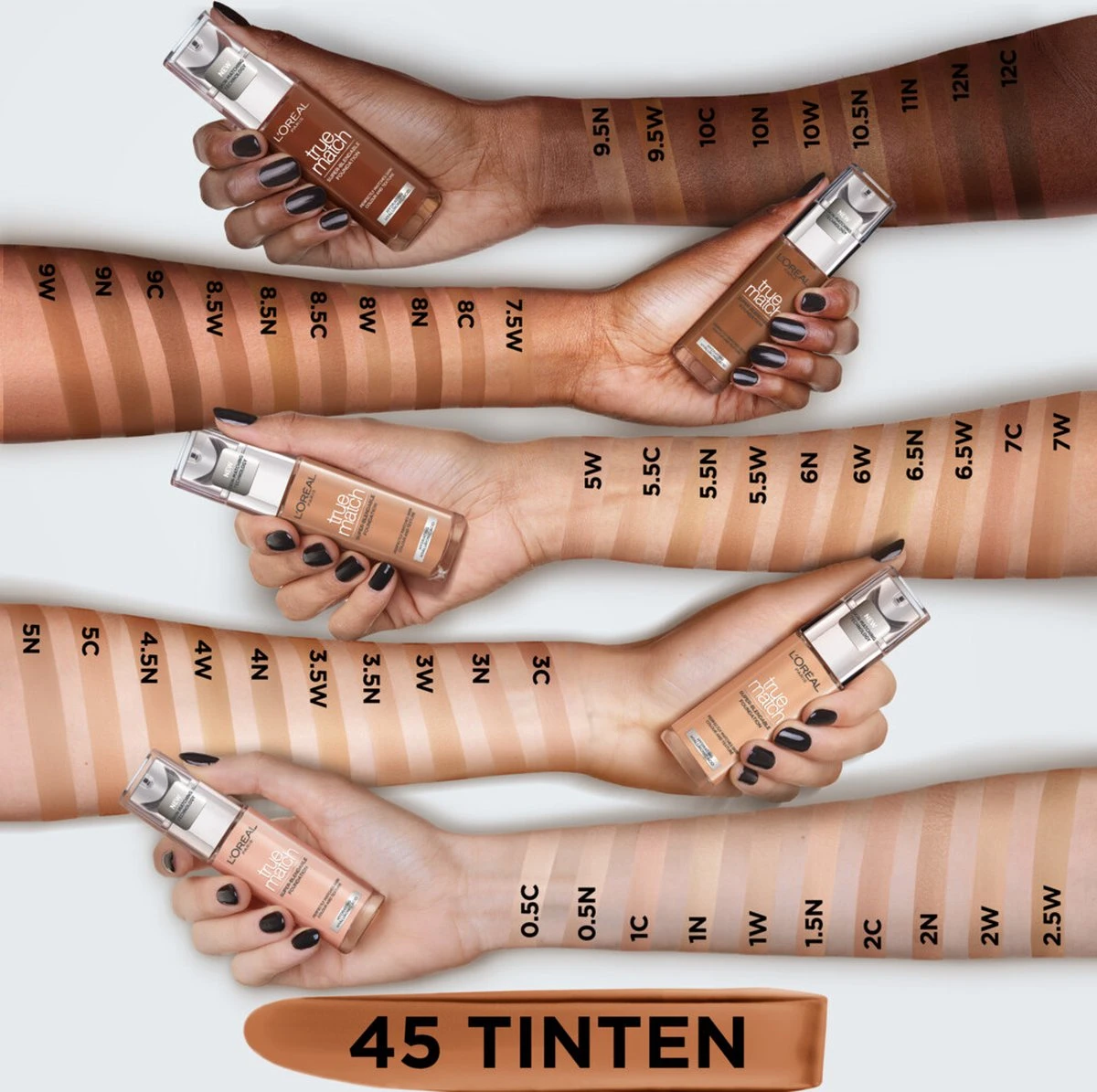 L’Oréal Paris - True Match Foundation - 7.5D/W - Natuurlijk Dekkende Foundation Met Hyaluronzuur En SPF 16 - 30 Ml 4 L’Oréal Paris - True Match Foundation - 7.5D/W - Natuurlijk Dekkende Foundation Met Hyaluronzuur En SPF 16 - 30 Ml - Image 2