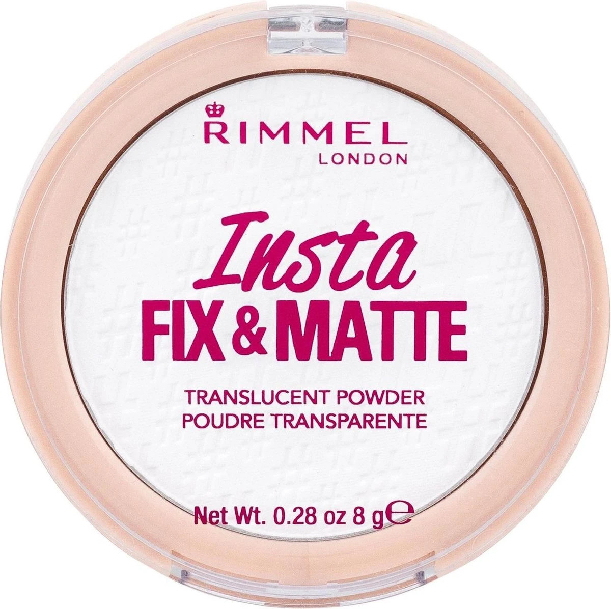 Rimmel London Insta Fix & Matte Make-uppoeder - 01 Clear 3 Rimmel London Insta Fix & Matte Make-uppoeder - 01 Clear