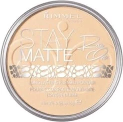 Rimmel London Stay Matte Pressed Powder - 001 Transparent - Powder -Modecosmetica Winkel 1200x1197 22