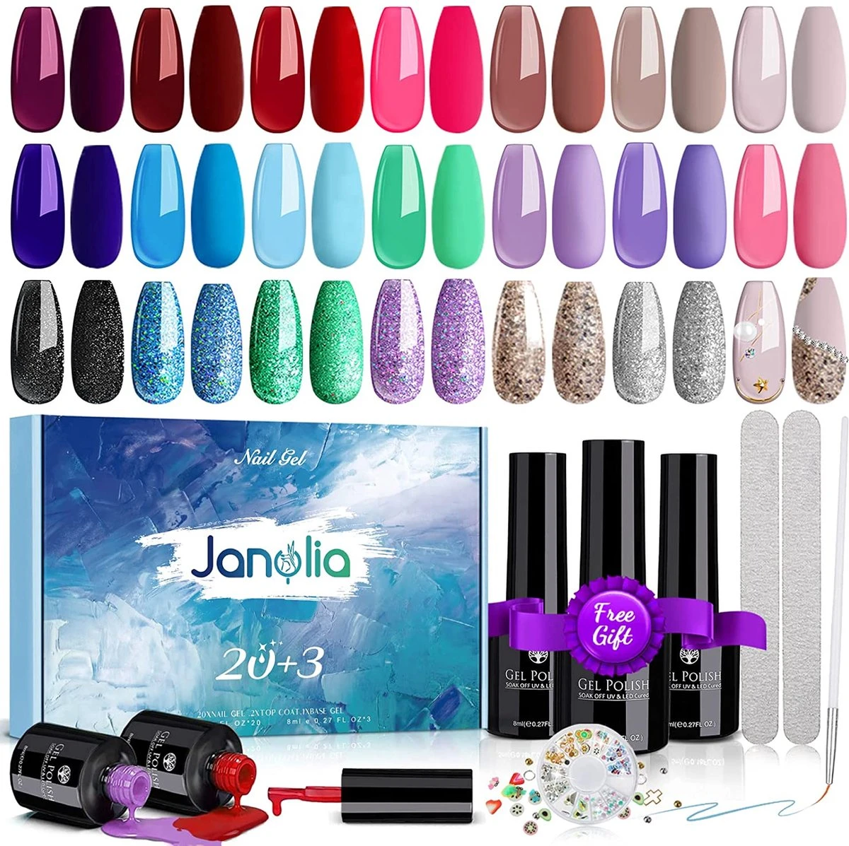 Merkloos Polygel Set - 20 Kleuren - UV Nagels Set - Polygel Starter Set - Helder Rood Naakt - Nagelverlenging Gel Kit - Voor DIY Salon Art Nagels 3 Merkloos Polygel Set - 20 Kleuren - UV Nagels Set - Polygel Starter Set - Helder Rood Naakt - Nagelverlenging Gel Kit - Voor DIY Salon Art Nagels