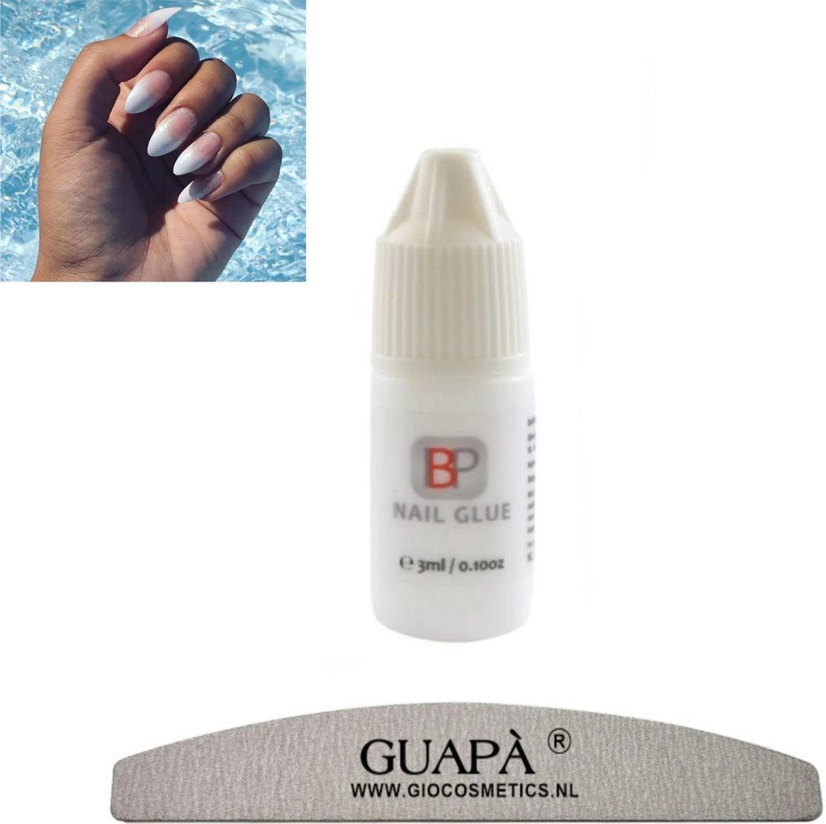 GUAPÀ® Nagellijm Voor Nagel Tips | Plaknagels | Nepnagels & Nail Art | Nail Glue 3 Gr 3 GUAPÀ® Nagellijm Voor Nagel Tips | Plaknagels | Nepnagels & Nail Art | Nail Glue 3 Gr