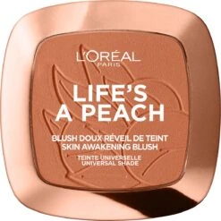 L’Oréal Paris Make-Up Designer Wake Up & Glow Blush - 01 Life's A Peach - Blush -Modecosmetica Winkel 1200x1198 33