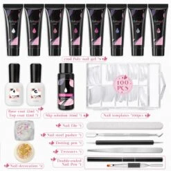 Merkloos Nagels Set - 8 Kleuren - Nagels Starter Set - Met Toplaag, Basislaag, Slipoplossing, Nagelverlengingsgel, Gel Builder - Voor DIY Voor Beginners - Beste Cadeau 18 Merkloos Nagels Set - 8 Kleuren - Nagels Starter Set - Met Toplaag, Basislaag, Slipoplossing, Nagelverlengingsgel, Gel Builder - Voor DIY Voor Beginners - Beste Cadeau -Modecosmetica Winkel 1200x1198 9