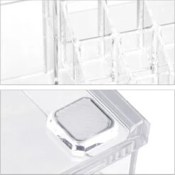 Relaxdays Make-up Organizer - Tweedelig - Cosmetica Opbergdoos - Transparant 33 Relaxdays Make-up Organizer - Tweedelig - Cosmetica Opbergdoos - Transparant -Modecosmetica Winkel 1200x1198 98