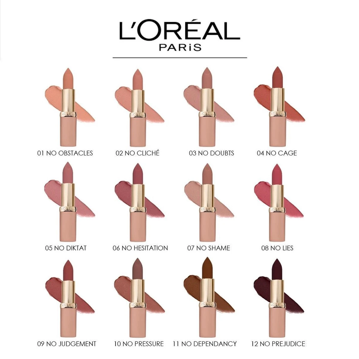 L'Oréal Paris Color Riche Free The Nudes Lippenstift – 07 No Shame – Roze - Nude Matte Lipstick – L'Oréal Lipstick – 3,9 Gr. 6 L'Oréal Paris Color Riche Free The Nudes Lippenstift – 07 No Shame – Roze - Nude Matte Lipstick – L'Oréal Lipstick – 3,9 Gr. - Image 4