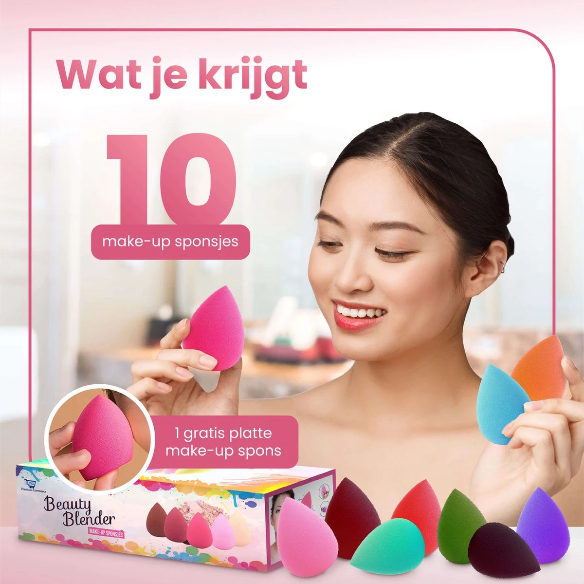 Beauty Blender - Make-up Sponsjes - Spons - 10 Stuks - Zacht & Perfecte Vorm! 8 Beauty Blender - Make-up Sponsjes - Spons - 10 Stuks - Zacht & Perfecte Vorm! - Image 6