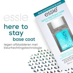 Essie Here To Stay Base Coat - Nagellak 14 Essie Here To Stay Base Coat - Nagellak -Modecosmetica Winkel 1200x1200 10