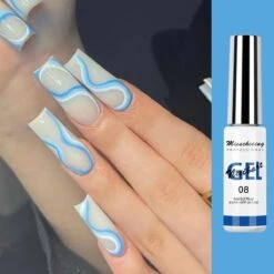 Nail Art Gel - Fine Liner Gel - 12 Stuks - UV/LED Gel - Gellak - Nagel Gellak - UV/LED Lamp - UV/LED Nageldroger - Gelnagels - Nepnagels - Acrylnagels - Tekenpenseel Nagels - Professioneel - Hoge Kwaliteit -Modecosmetica Winkel 1200x1200 109