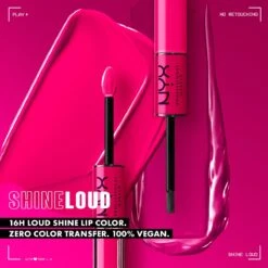 NYX Professional Makeup Shine Loud Pro Pigment Lip Shine - SLHP25 Daring Damsel - Lipgloss - 3.4 Ml 16 NYX Professional Makeup Shine Loud Pro Pigment Lip Shine - SLHP25 Daring Damsel - Lipgloss - 3.4 Ml -Modecosmetica Winkel 1200x1200 1110