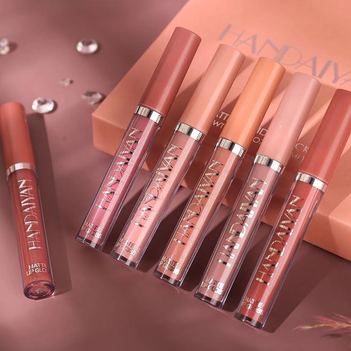 HANDAIYAN® | Liquid Lipsticks | Set Van 6 | Matte Lippenstift | Vloeibare Lippenstift | Waterproof | Make Up Set | Geschenkset | Giftset | Lipstick | Lippenstift | Lipgloss | Lip Gloss 7 HANDAIYAN® | Liquid Lipsticks | Set Van 6 | Matte Lippenstift | Vloeibare Lippenstift | Waterproof | Make Up Set | Geschenkset | Giftset | Lipstick | Lippenstift | Lipgloss | Lip Gloss - Image 5