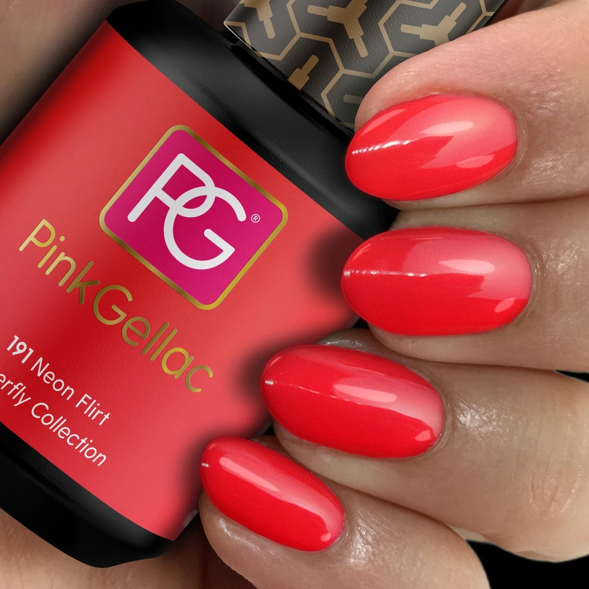 Pink Gellac - Neon Flirt - Gellak - Vegan - Roze - Glanzend - 15ml 3 Pink Gellac - Neon Flirt - Gellak - Vegan - Roze - Glanzend - 15ml