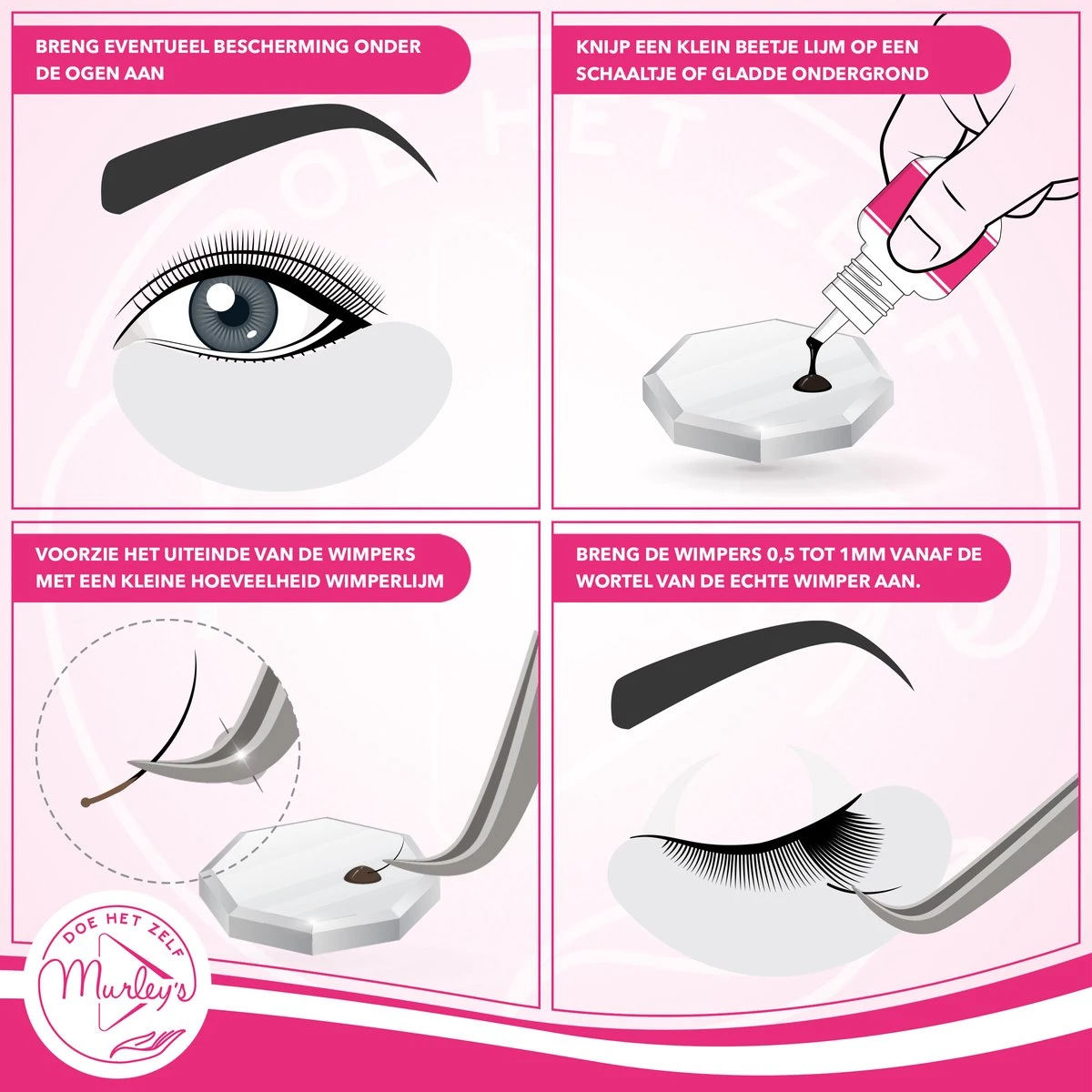 MURLEY'S Wimperlijm- Wimperextensions Lijm - Lash Glue - Zwart - Eenmalig Aanbrengen Voor Wekenlang Plezier - Perfecte Wimpers 10 MURLEY'S Wimperlijm- Wimperextensions Lijm - Lash Glue - Zwart - Eenmalig Aanbrengen Voor Wekenlang Plezier - Perfecte Wimpers - Image 8