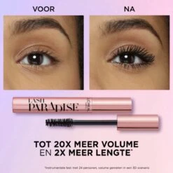 Klein L’Oréal Paris - Lash Paradise Mascara - 01 Black - Zwarte Volume Mascara - 4.9 Ml Klein -Modecosmetica Winkel 1200x1200 1388